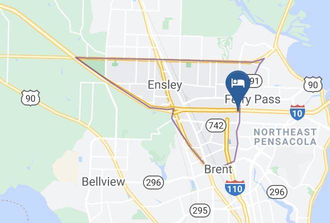 Escambia - Fairfield Inn By Marriott Pensacola I 10 Maps