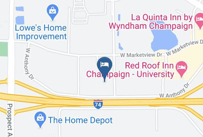 Champaign - Fairfield Inn Maps