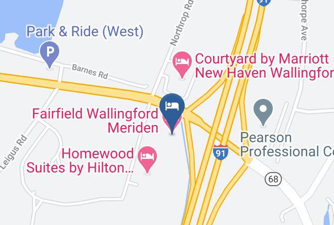Fairfield Wallingford Meriden Map