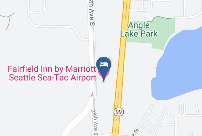 Fairfield By Marriott Inn & Suites Seattle Sea Tac Airport Map