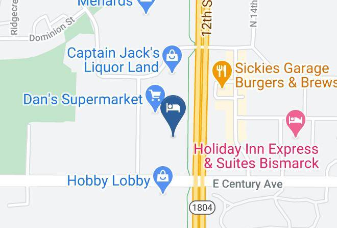 Fairfield Inn & Suites By Marriott Bismarck North Map