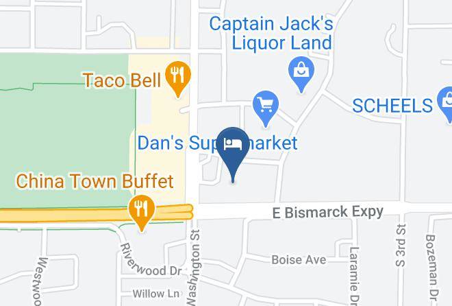 Fairfield Inn & Suites By Marriott Bismarck South Map