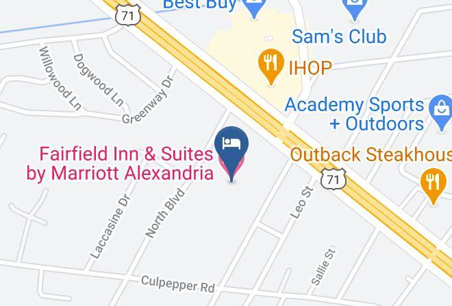 Fairfield Inn & Suites By Marriott Alexandria Map