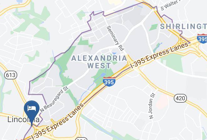 Alexandria City - Fairfield Inn & Suites By Marriott Alexandria West Mark Center Maps