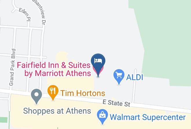 Athens - Fairfield Inn & Suites By Marriott Athens Maps