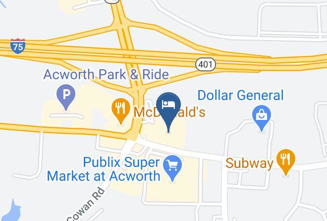 Fairfield Inn & Suites By Marriott Atlanta Acworth Map