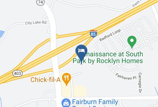 Fulton - Fairfield Inn & Suites By Marriott Atlanta Fairburn Maps