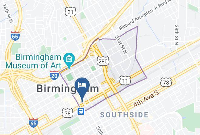 Fairfield Inn & Suites By Marriott Birmingham Downtown Map