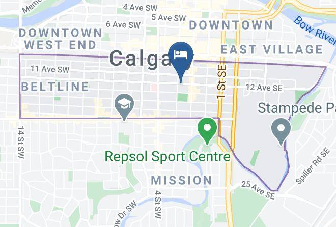 Division 6 - Fairfield Inn & Suites By Marriott Calgary Downtown Maps