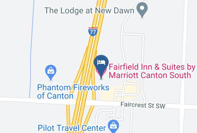 Fairfield Inn & Suites By Marriott Canton South Map