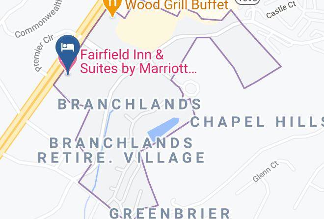 Fairfield Inn & Suites By Marriott Charlottesville North Map