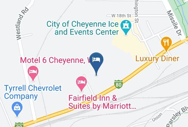 Laramie - Towneplace Suites By Marriott Cheyenne Southwest Downtown Area Maps