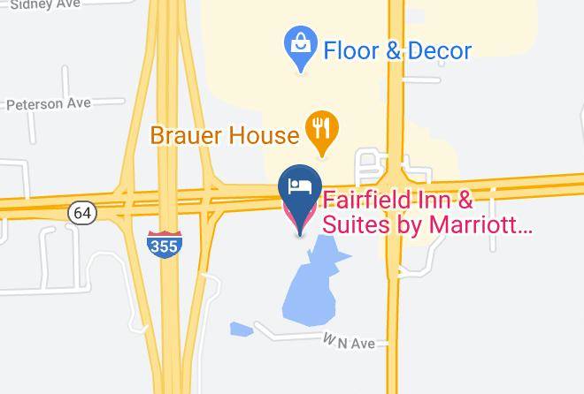 Dupage - Fairfield Inn & Suites By Marriott Chicago Lombard Maps
