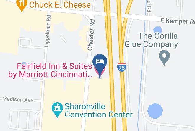Hamilton - Fairfield Inn & Suites By Marriott Cincinnati North Sharonville Maps