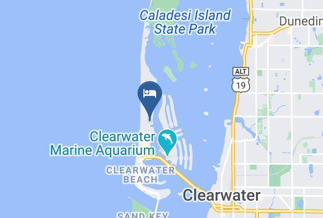 Fairfield Inn & Suites By Marriott Clearwater Beach Map