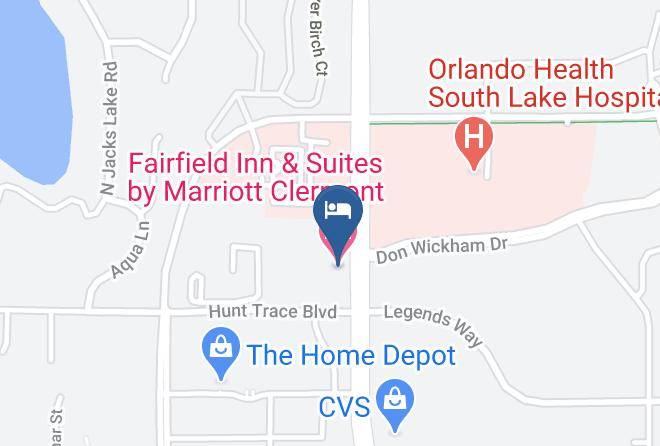Lake - Fairfield Inn & Suites By Marriott Clermont Maps