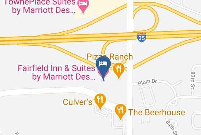 Fairfield Inn & Suites By Marriott Des Moines Urbandale Map