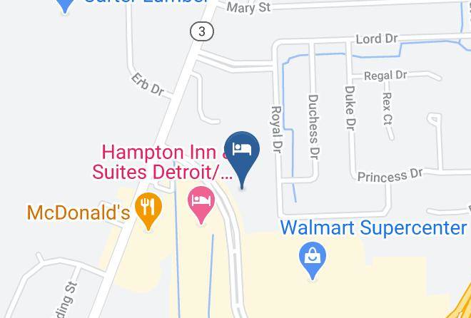 Macomb County - Fairfield Inn & Suites By Marriott Detroit Chesterfield Maps
