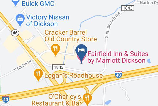 Dickson - Fairfield Inn & Suites By Marriott Dickson Maps