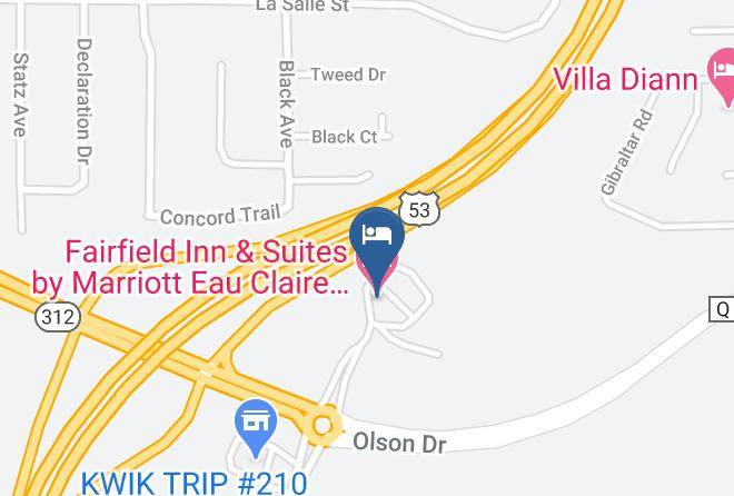 Eau Claire - Fairfield Inn & Suites By Marriott Eau Claire Chippewa Falls Maps