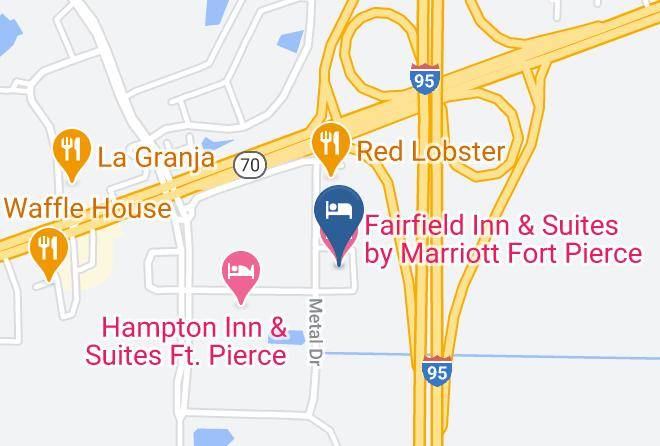 Fairfield Inn & Suites By Marriott Fort Pierce Map