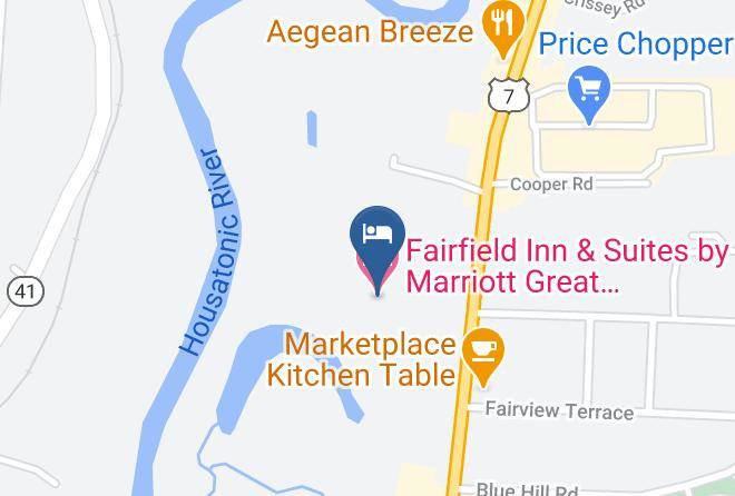 Berkshire - Fairfield Inn & Suites By Marriott Great Barrington Lenox Berkshires Maps