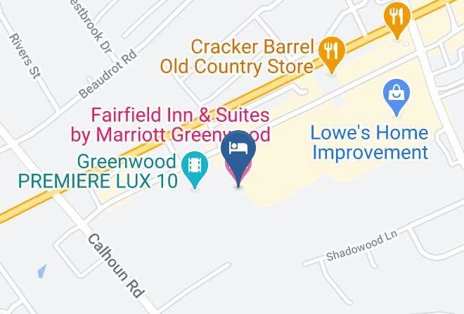 Greenwood - Fairfield Inn & Suites By Marriott Greenwood Maps
