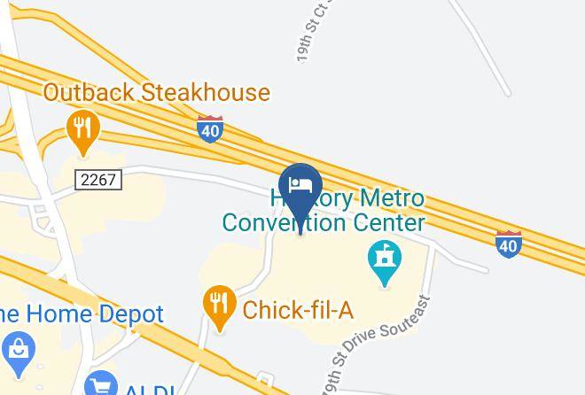 Catawba - Fairfield Inn & Suites By Marriott Hickory Maps