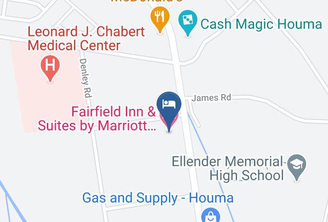 Terrebonne Par - Fairfield Inn & Suites By Marriott Houma Southeast Maps