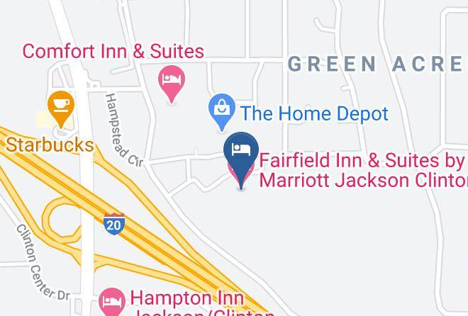 Hinds - Fairfield Inn & Suites By Marriott Jackson Clinton Maps