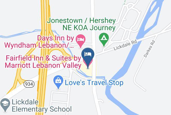 Lebanon - Fairfield Inn & Suites By Marriott Lebanon Valley Maps