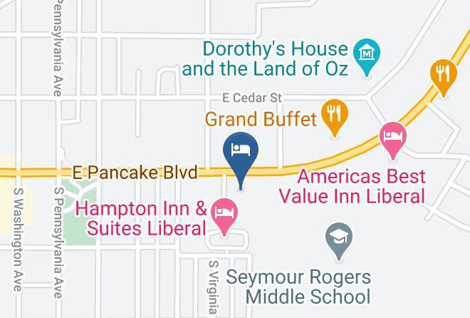 Seward - Conference Center Liberal Ks Maps