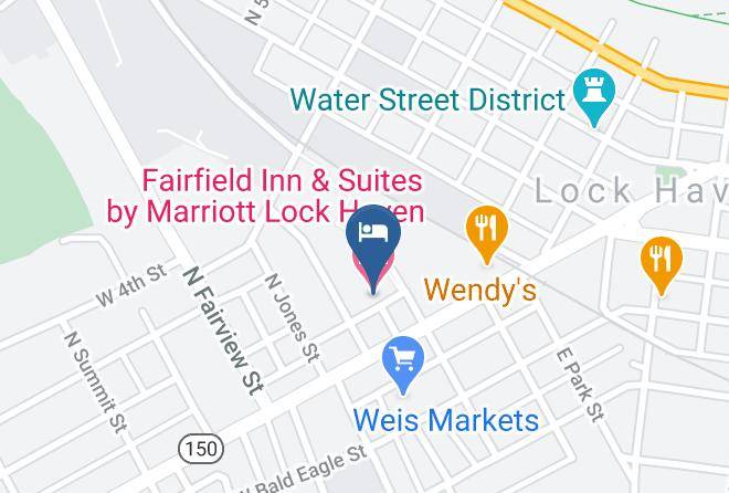 Clinton - Fairfield Inn & Suites By Marriott Lock Haven Maps
