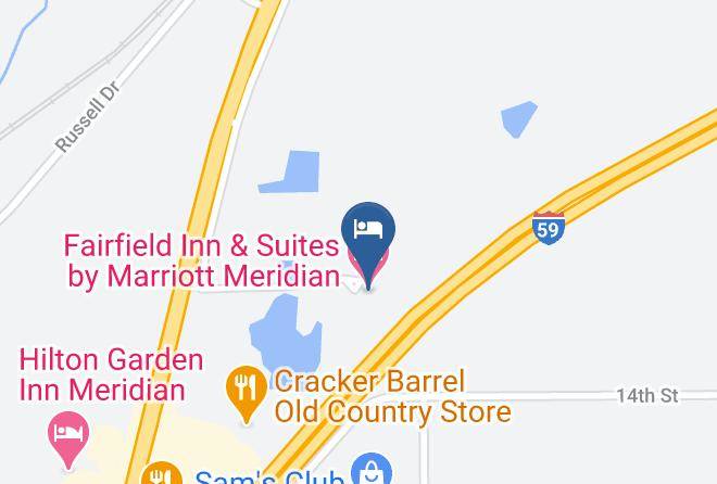 Lauderdale - Fairfield Inn & Suites By Marriott Meridian Maps