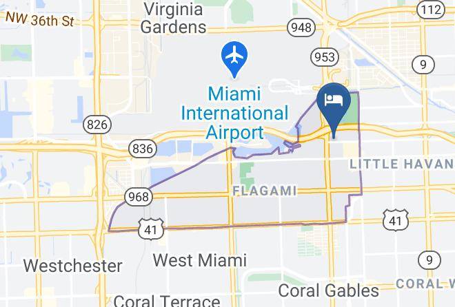 Miami Dade - Towneplace Suites By Marriott Miami Airport Maps