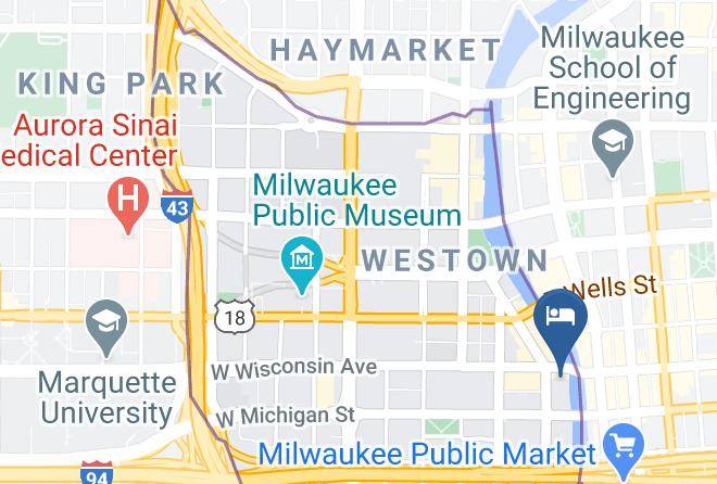 Milwaukee - Residence Inn By Marriott Milwaukee Downtown Maps