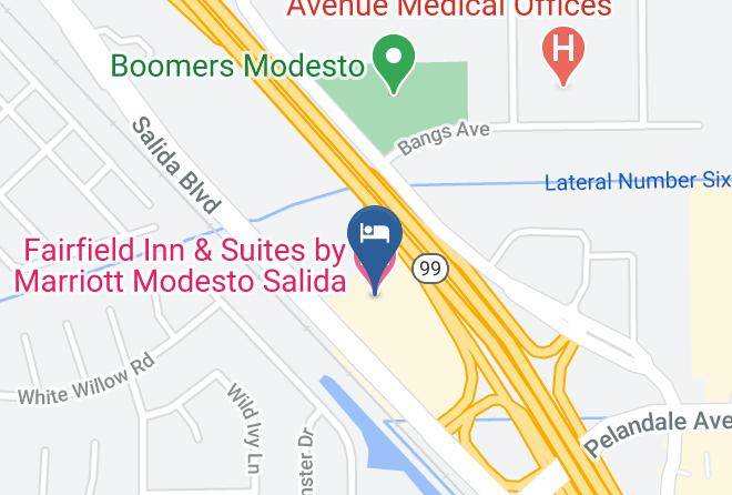 Stanislaus - Fairfield Inn & Suites By Marriott Modesto Salida Maps
