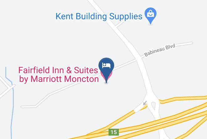 Fairfield Inn & Suites By Marriott Moncton Map