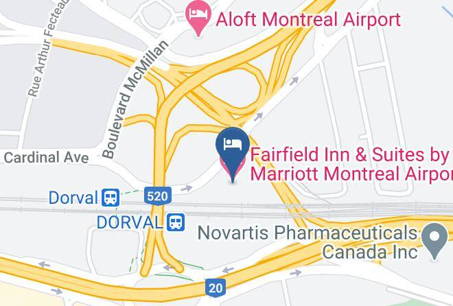Montreal - Fairfield Inn & Suites By Marriott Montreal Airport Maps