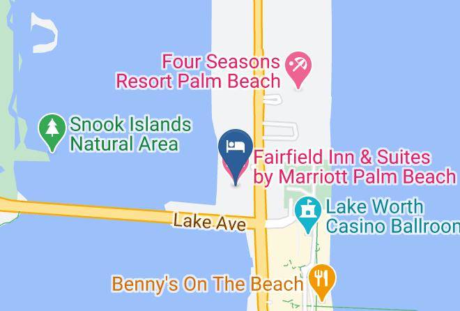 Fairfield Inn & Suites By Marriott Palm Beach Map
