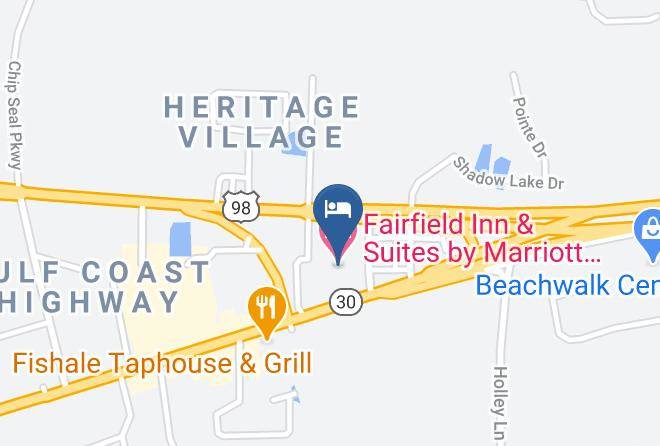 Bay - Fairfield Inn & Suites Panama City Beach Maps
