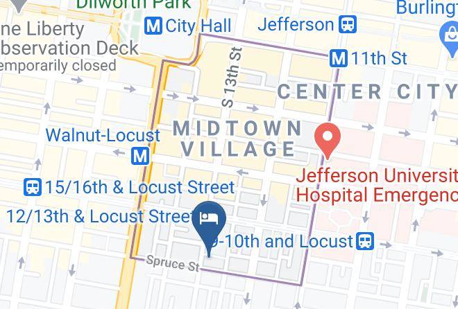 Philadelphia - Fairfield Inn & Suites By Marriott Philadelphia Downtown Center City Maps