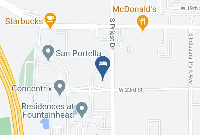 Maricopa - Fairfield Inn & Suites By Marriott Phoenix Tempe Airport Maps