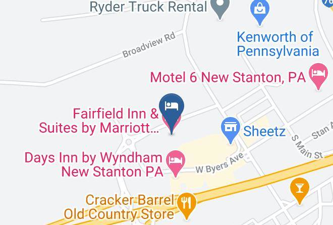 Westmoreland - Fairfield Inn & Suites By Marriott Pittsburgh New Stanton Maps