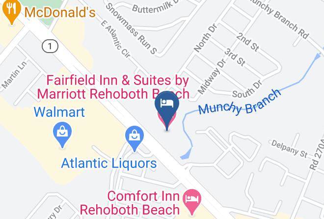 Sussex - Fairfield Inn & Suites By Marriott Rehoboth Beach Maps