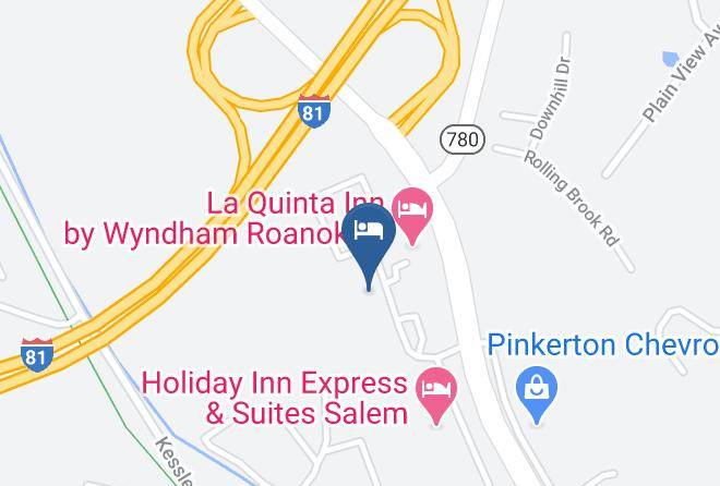 Salem City - Fairfield Inn & Suites By Marriott Roanoke Salem Maps