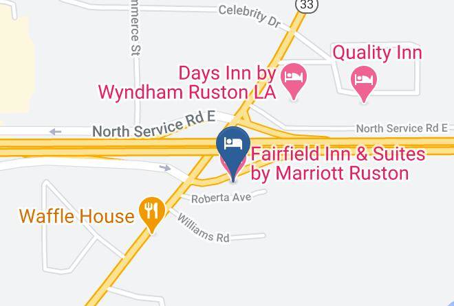 Fairfield Inn & Suites By Marriott Ruston Map