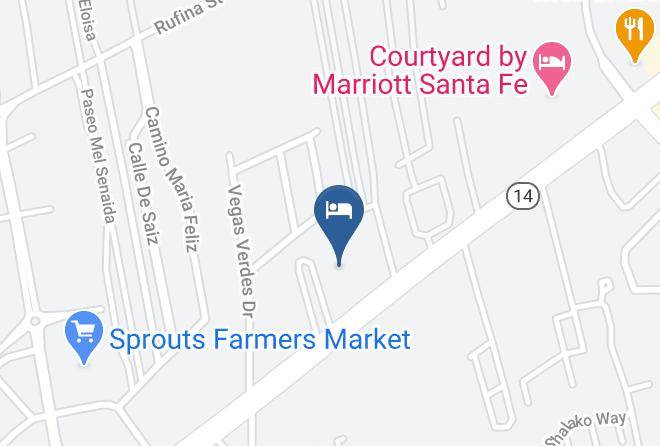 Fairfield Inn & Suites By Marriott Santa Fe Map