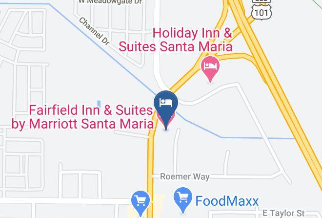 Santa Barbara - Fairfield Inn & Suites By Marriott Santa Maria Maps
