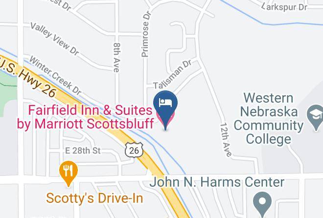 Fairfield Inn & Suites By Marriott Scottsbluff Map